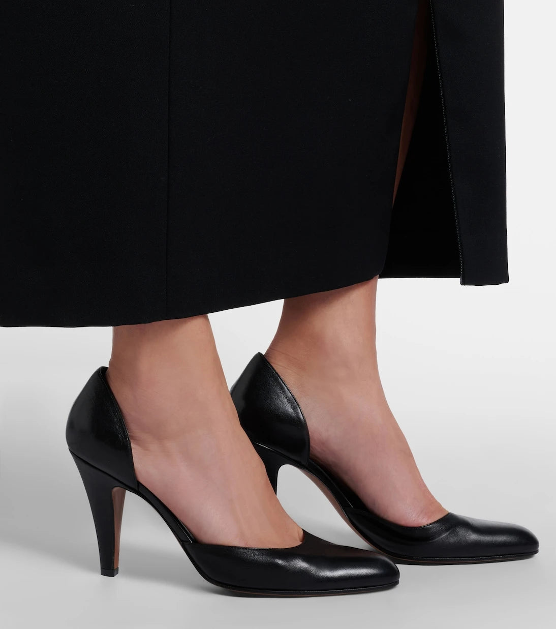 The Row - Ornella D'Orsay leather pumps