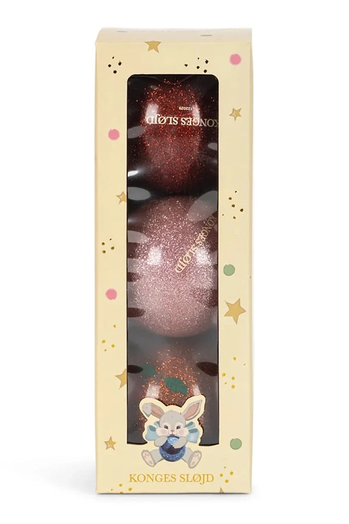 Konges Sløjd Комплект за игра за деца 3 PACK SPARKLY BALLS