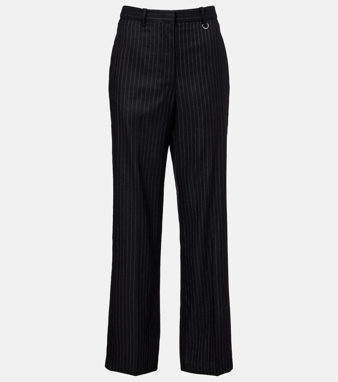 Isabel Marant - Noanda pinstriped wool-blend straight pants