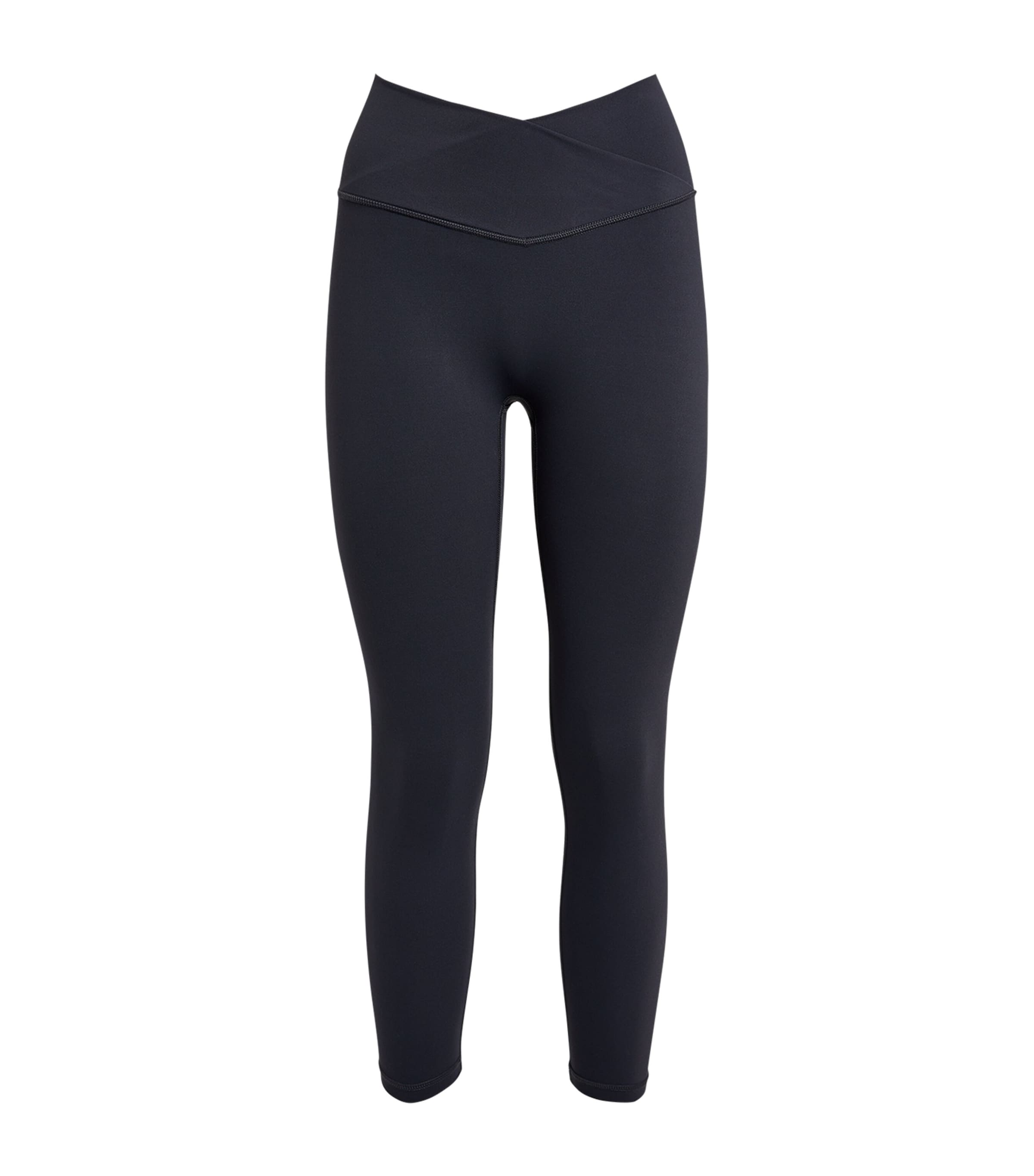 Adanola Black Ultimate Wrap Over Leggings