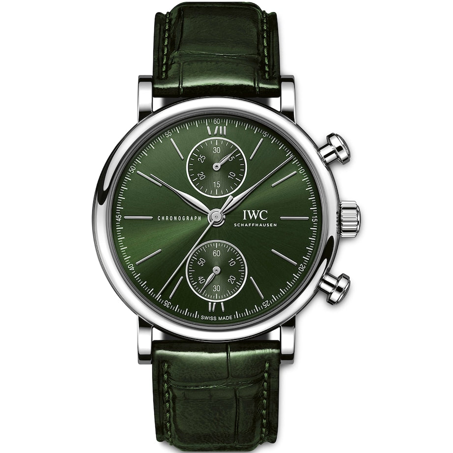 Stainless Steel Portofino Chronograph Watch 39mm