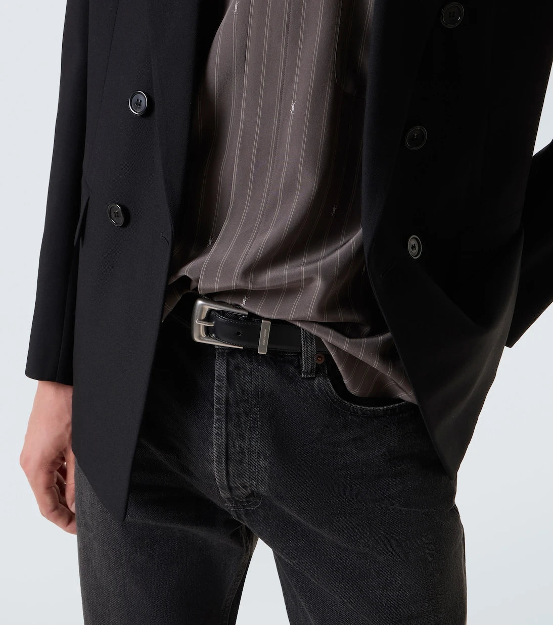 Saint Laurent - Leather belt