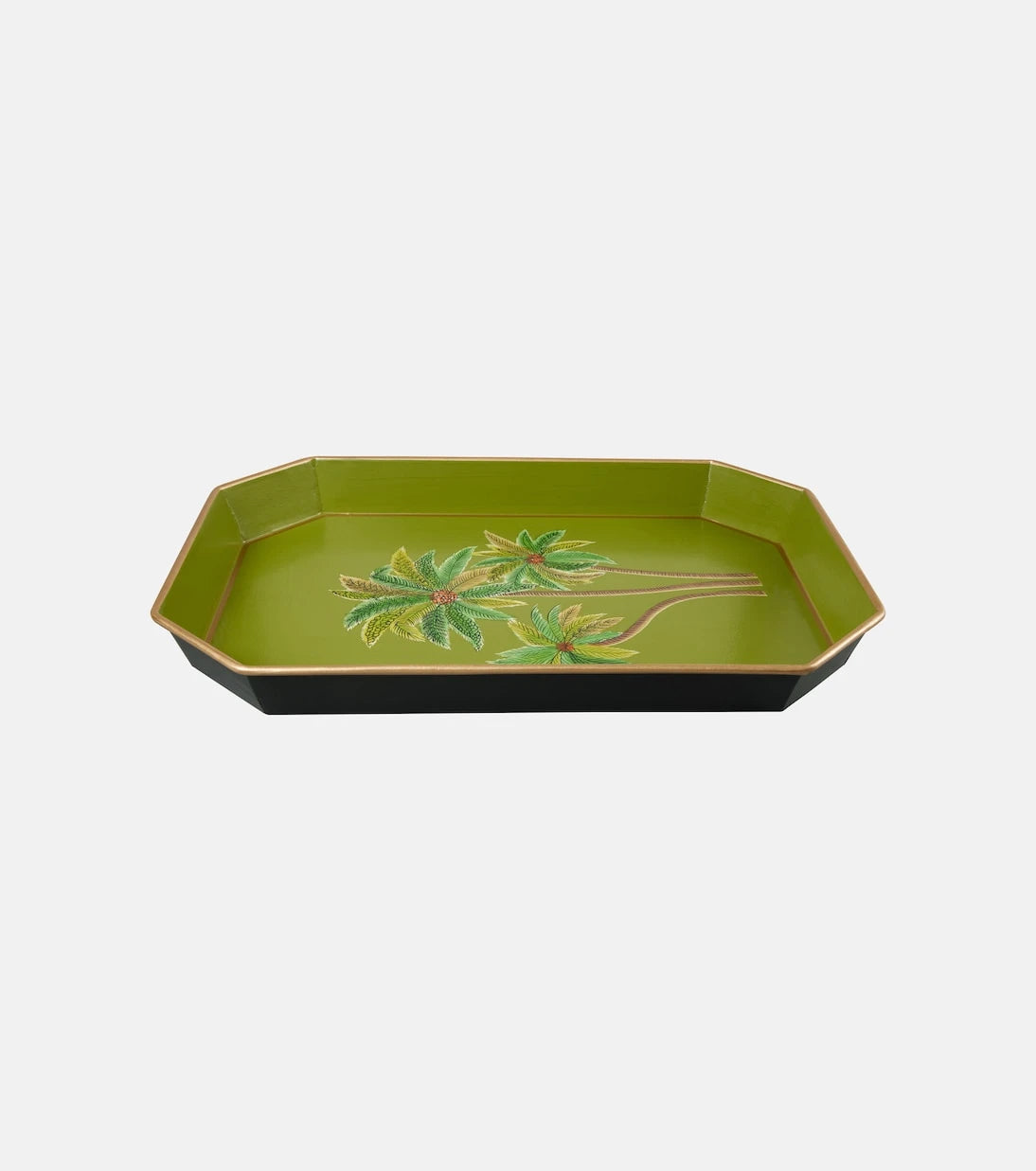Les-Ottomans - Palms hand-painted iron tray
