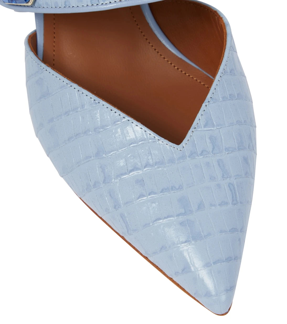 Malone Souliers - Lola 45 croc-effect leather mules