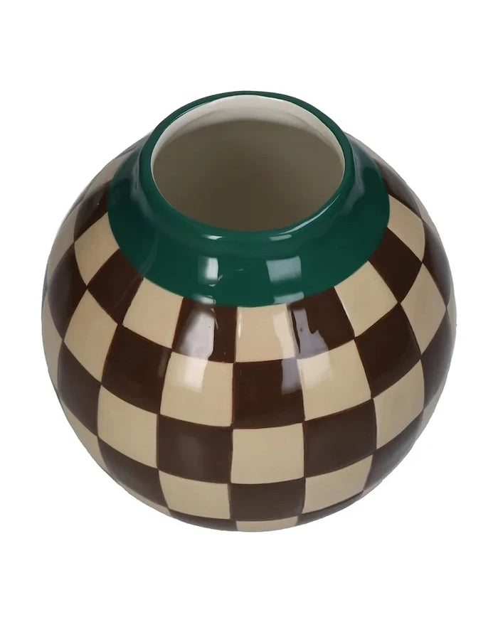 Inne Ваза Декоративна от доломит 16 x 16 cm