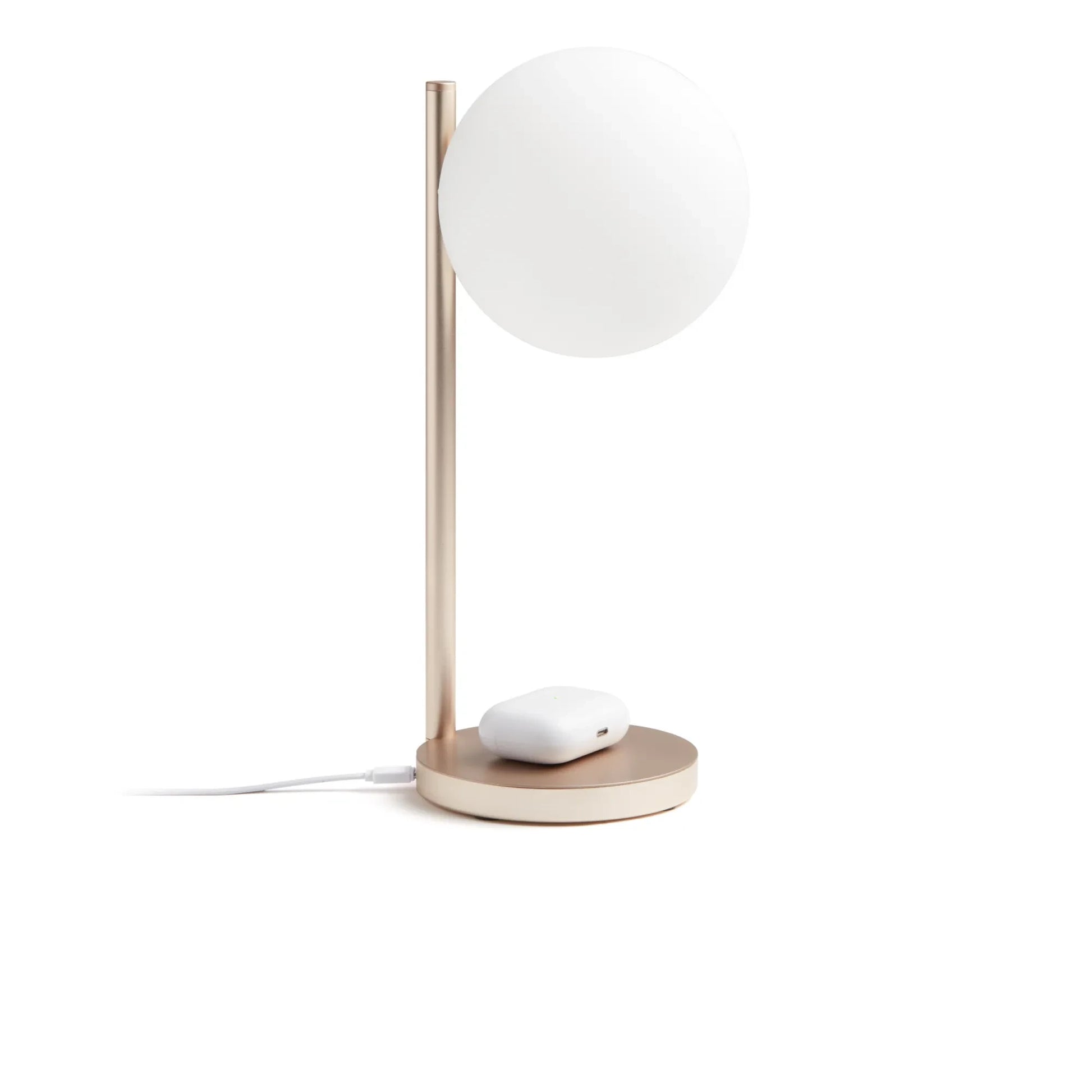 Lexon - Bubble LED desk lamp and charging stand | Gold