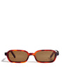 Le Specs Multi Slim Rectangle Pilferer Sunglasses