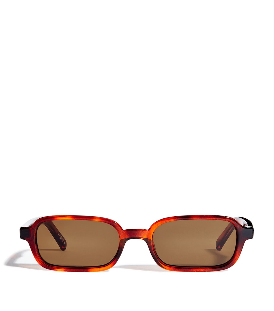 Le Specs Multi Slim Rectangle Pilferer Sunglasses
