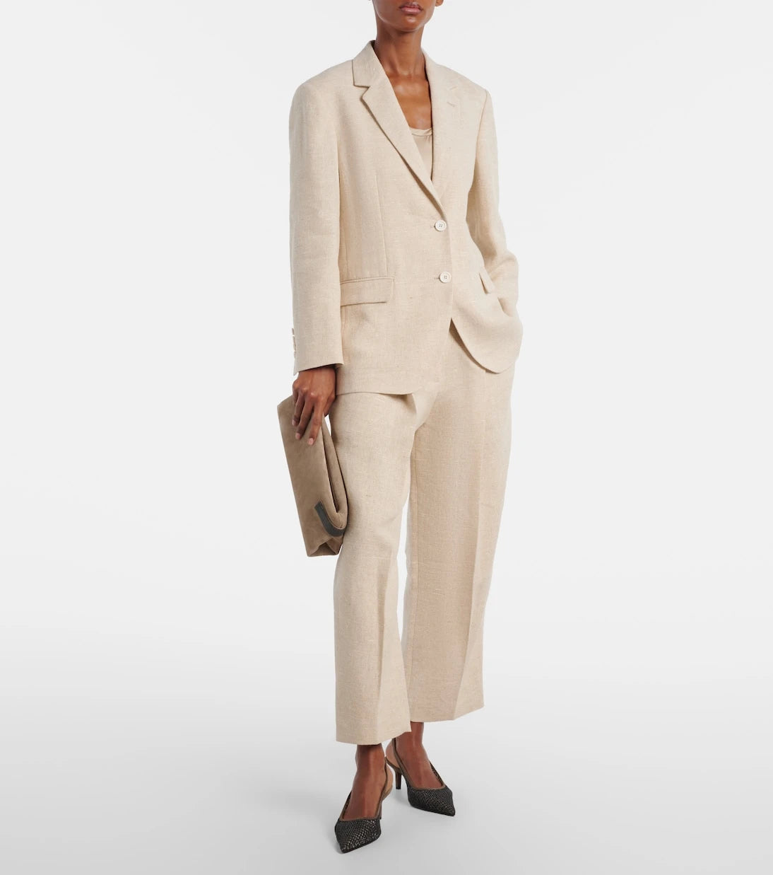 Brunello Cucinelli - Linen-blend blazer