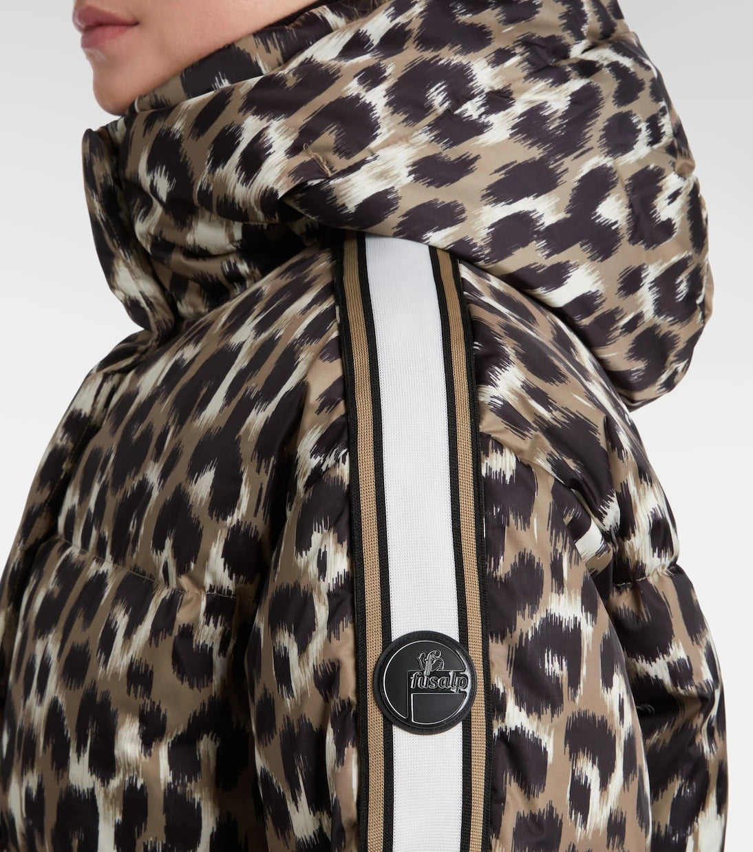 Fusalp - Ada leopard-print down ski jacket