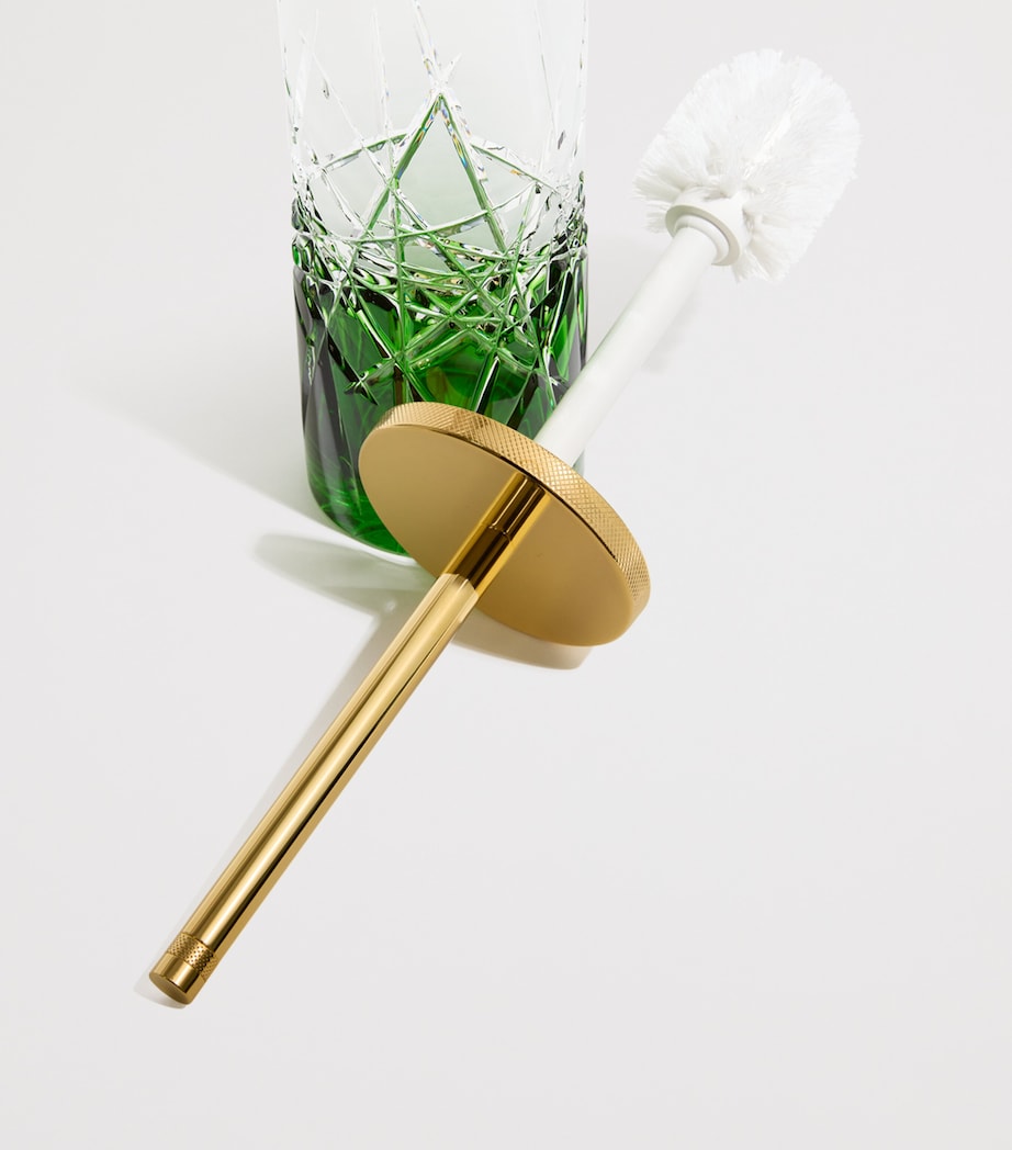 Crystal Ivy Green Toilet Brush