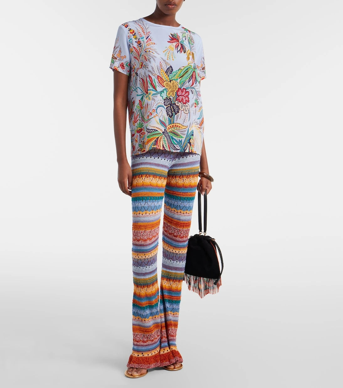 Etro - Paisley silk crêpe de chine top