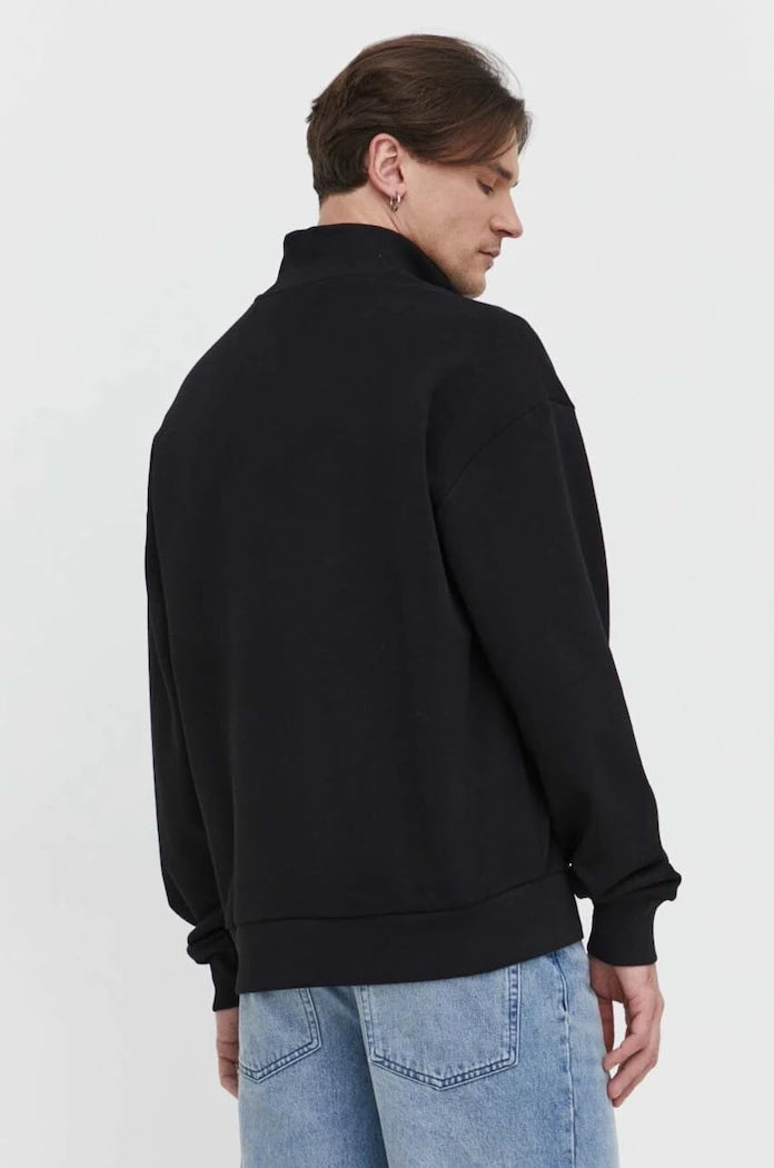 HUGO Blue Erkek Pamuklu Neeler Sweatshirt
