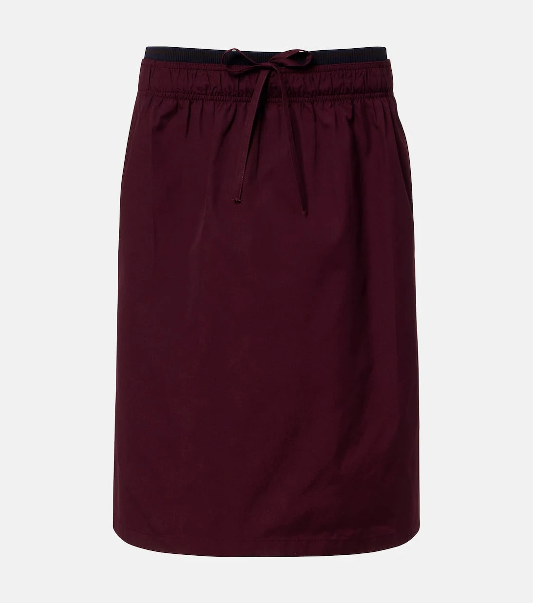 Prada - Poplin midi skirt