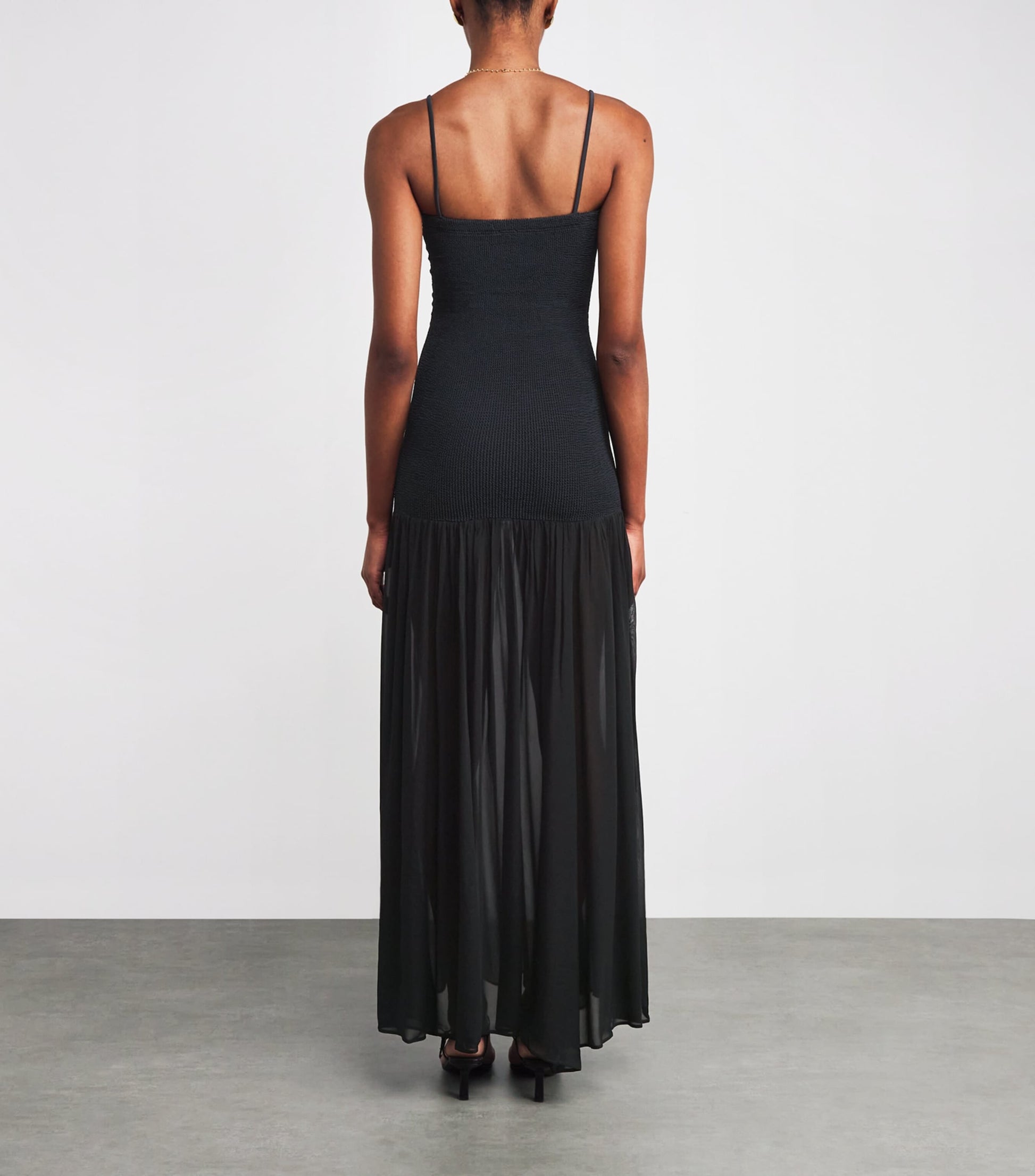 Hybrid Maxi Dress BLACK