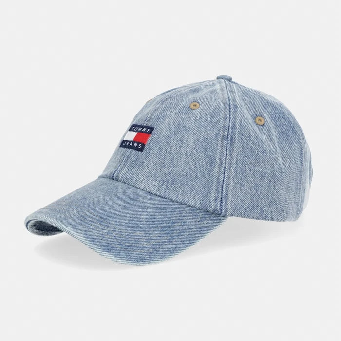 Tommy Jeans шапка с козирка дамска от памук