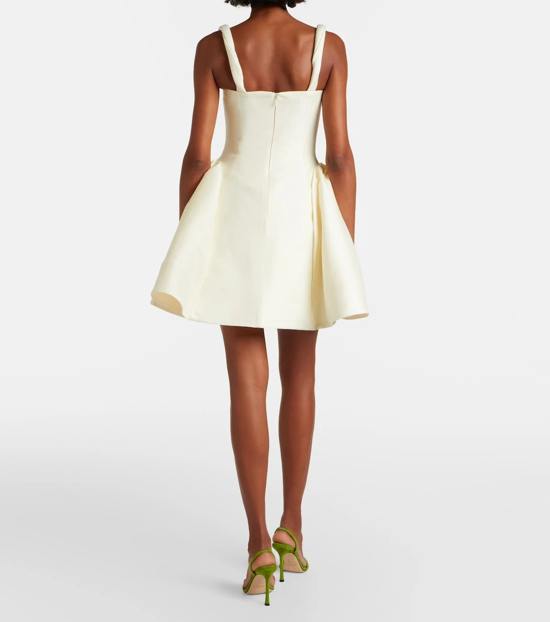 Leo Lin - Ariel embellished wool and silk minidress