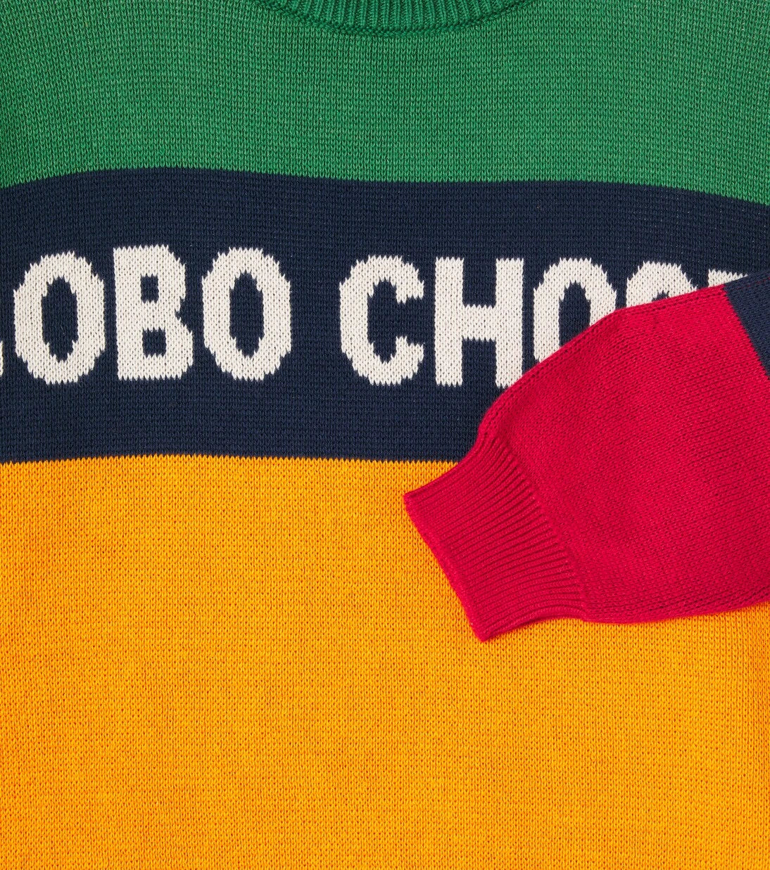 Bobo Choses - سترة قطنية ملونة بشعار