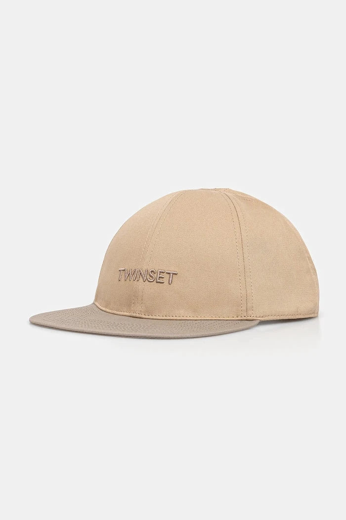 Памучна шапка с козирка Twinset