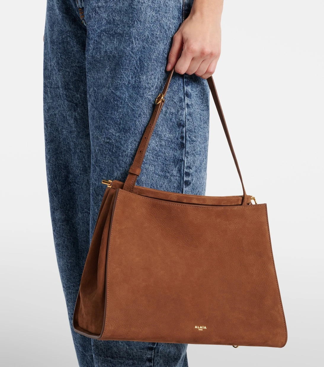 Alaïa - Le Click Medium suede shoulder bag