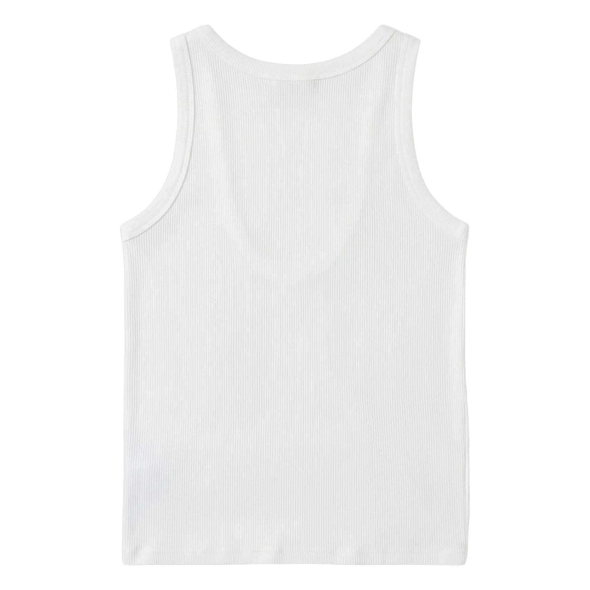 Smallable Woman - Perla ribbed tank top | White