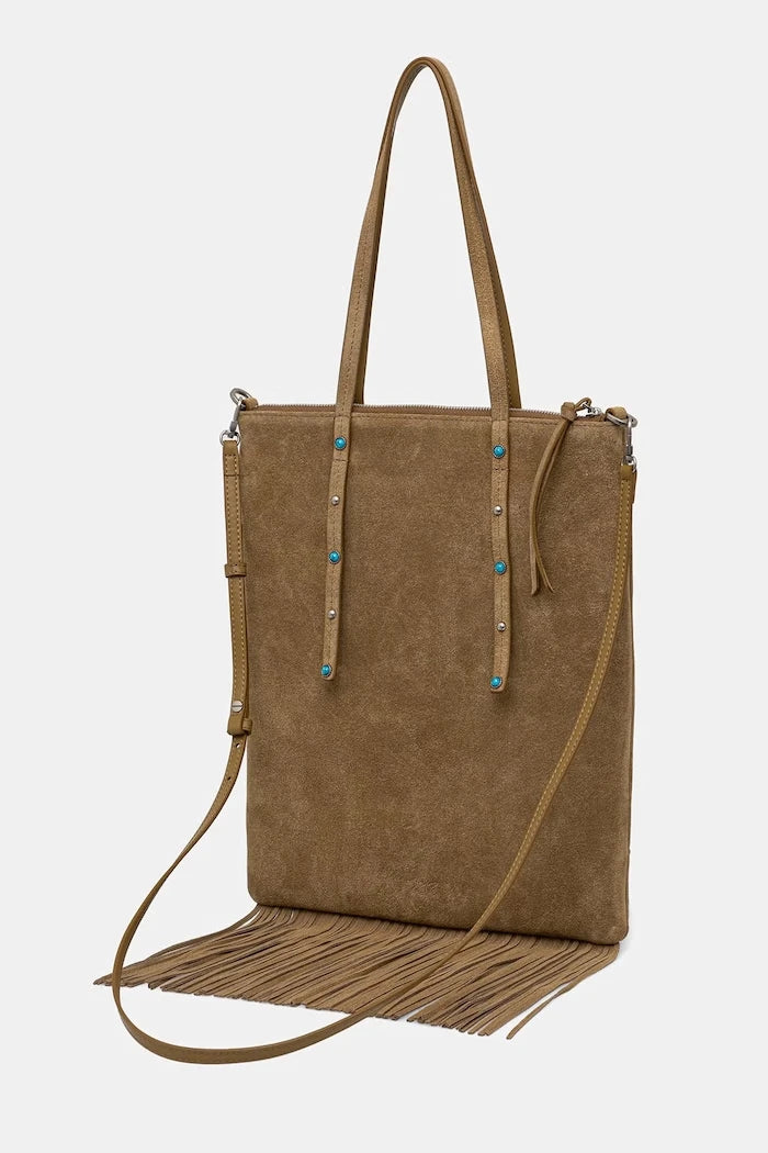 Pinko kadın süet crossbody çanta
