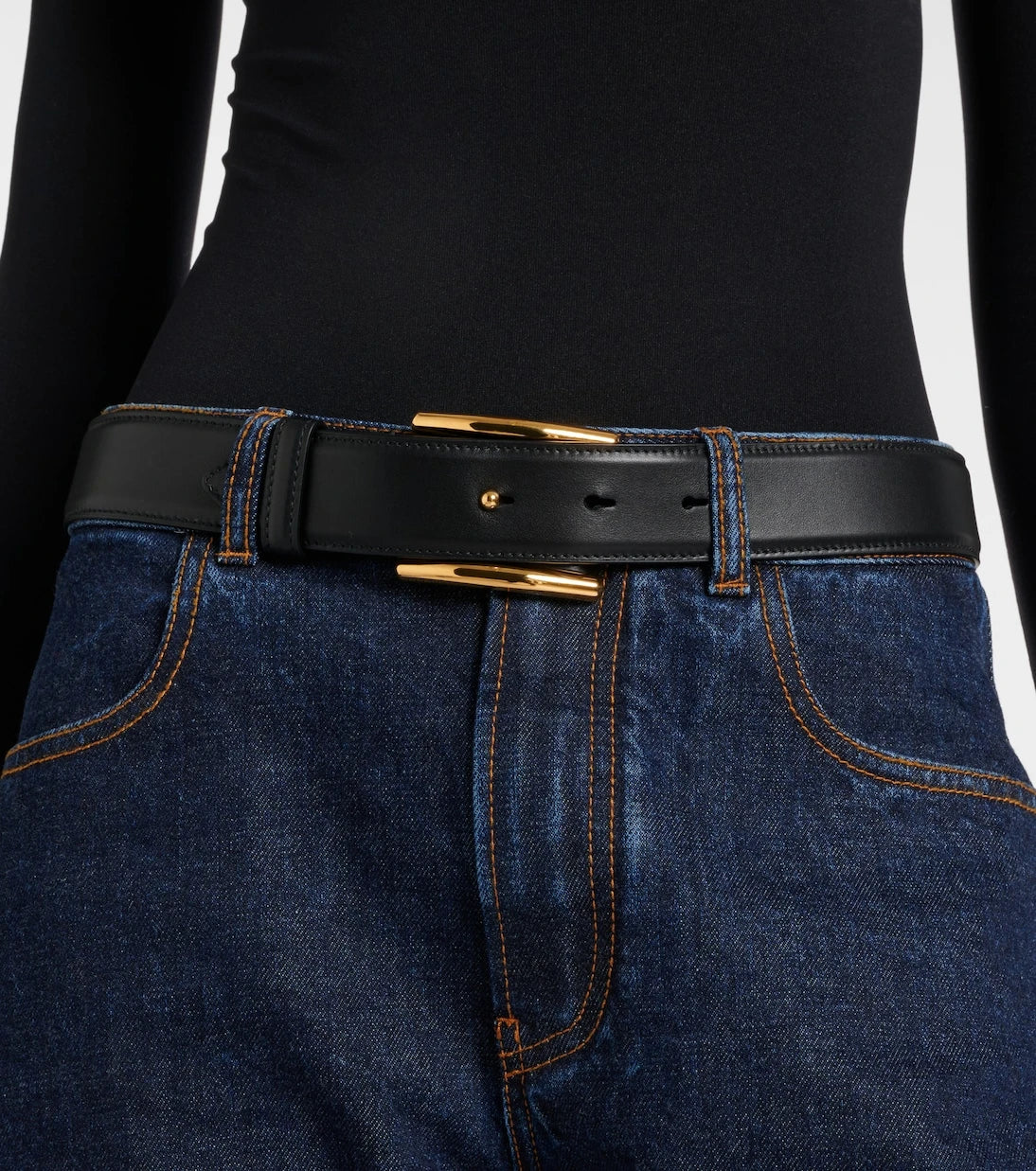 Alaïa - Curve leather belt