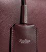 Max Mara Red Medium Leather Bowler Bag