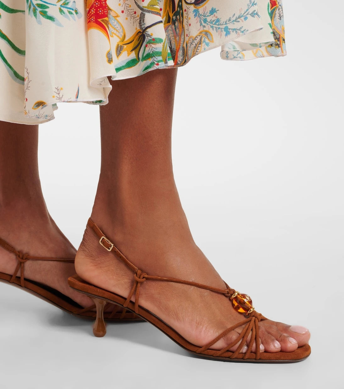 Jimmy Choo - Lova embellished suede sandals
