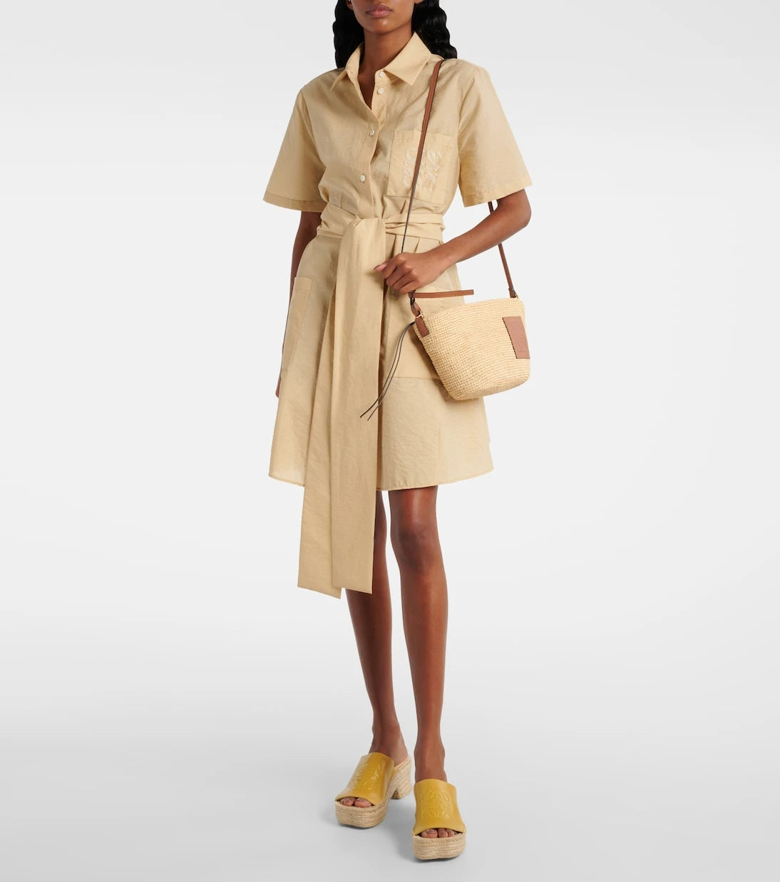 Loewe - حقيبة كتف مشقوقة Paula’s Ibiza