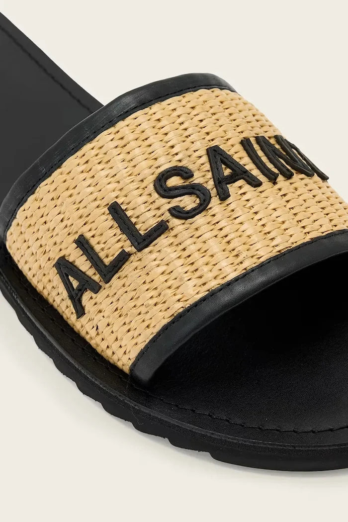 AllSaints сандали дамски от кожа Hoxton Slider
