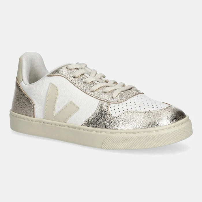 Детски кожени маратонки Veja Small V-10 Laces