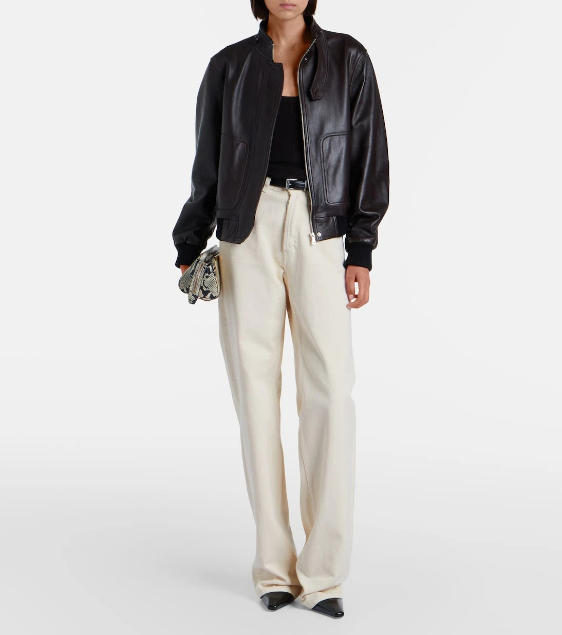 Nour Hammour - Rios leather jacket