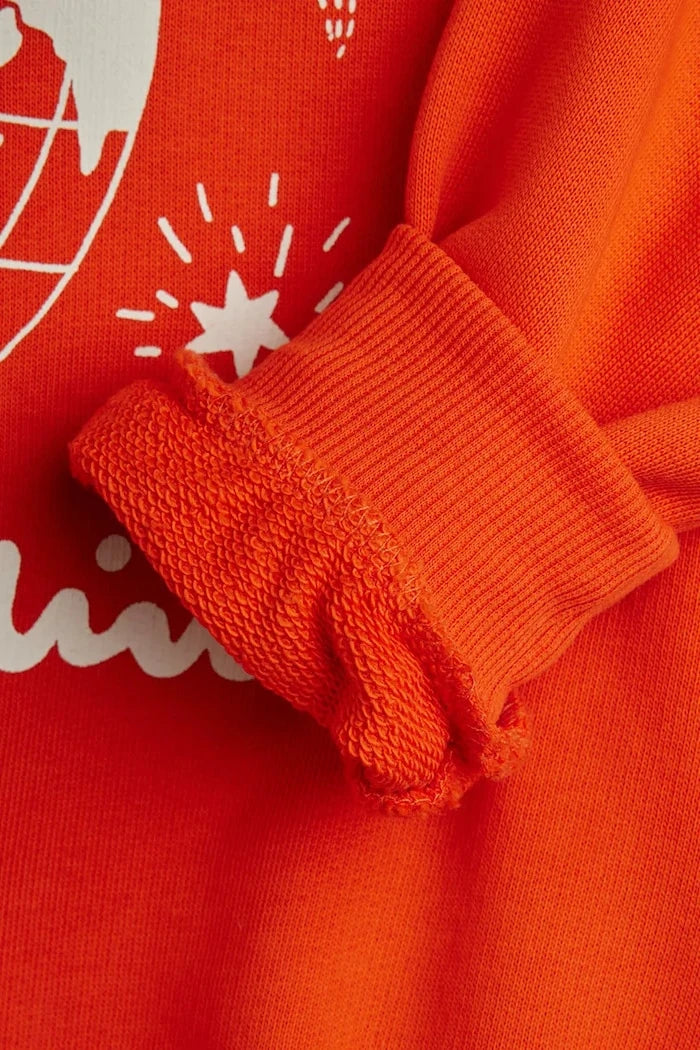Mini Rodini çocuk pamuklu sweatshirt Mini Rodini society