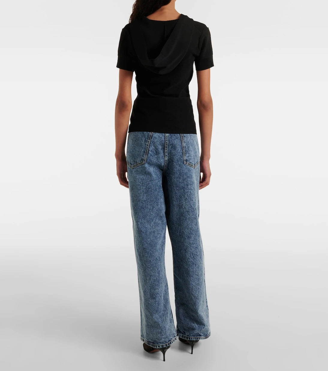 Alaïa - Cropped knit top