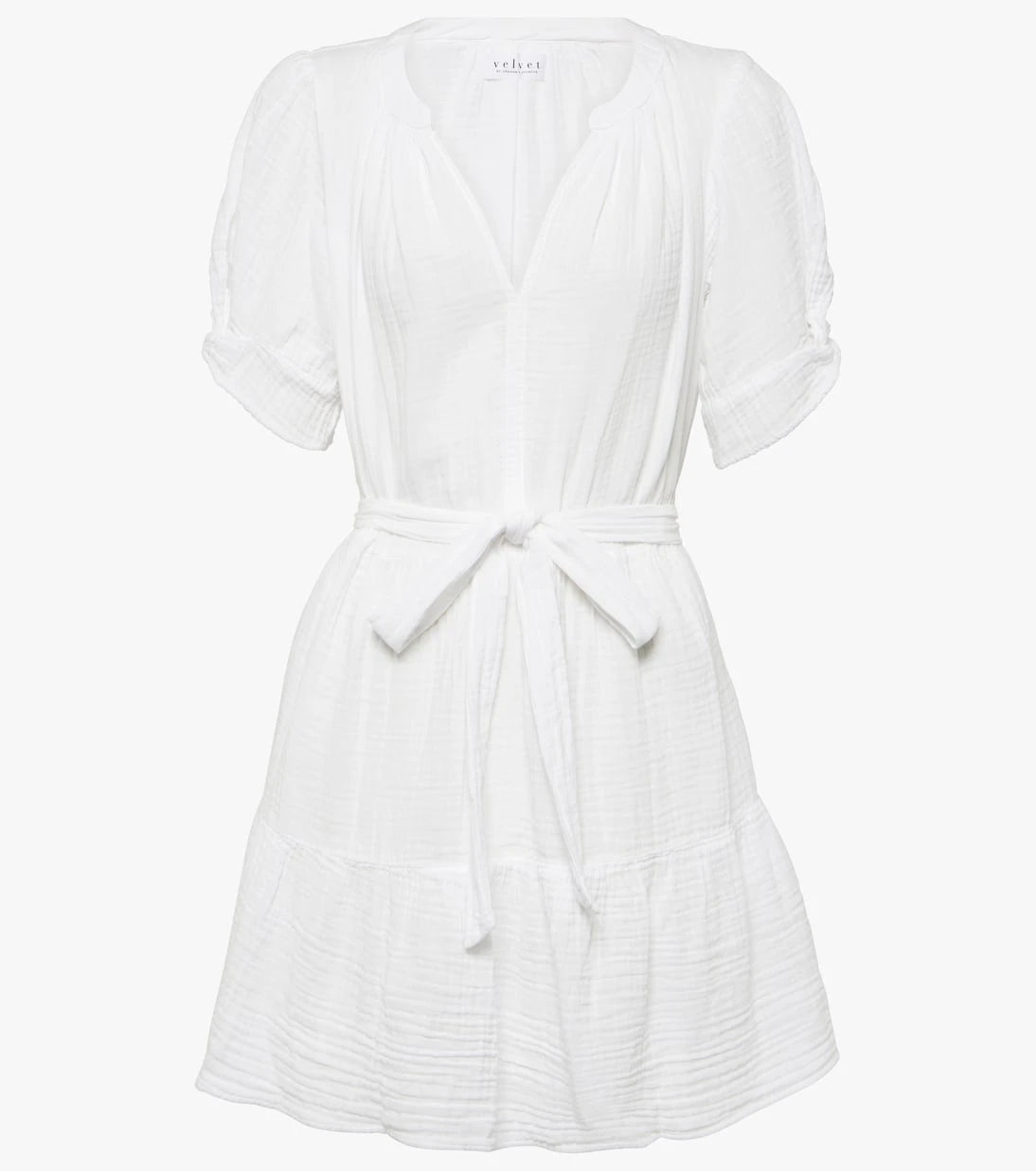 Velvet - Bella cotton gauze minidress
