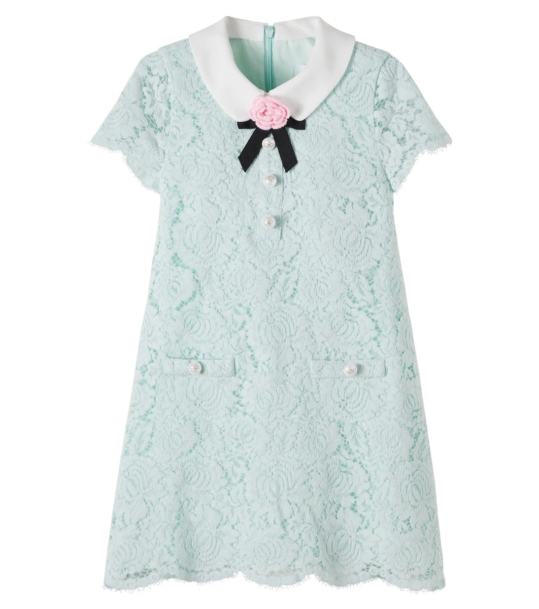 Self-Portrait Kids - Lace-trimmed dress