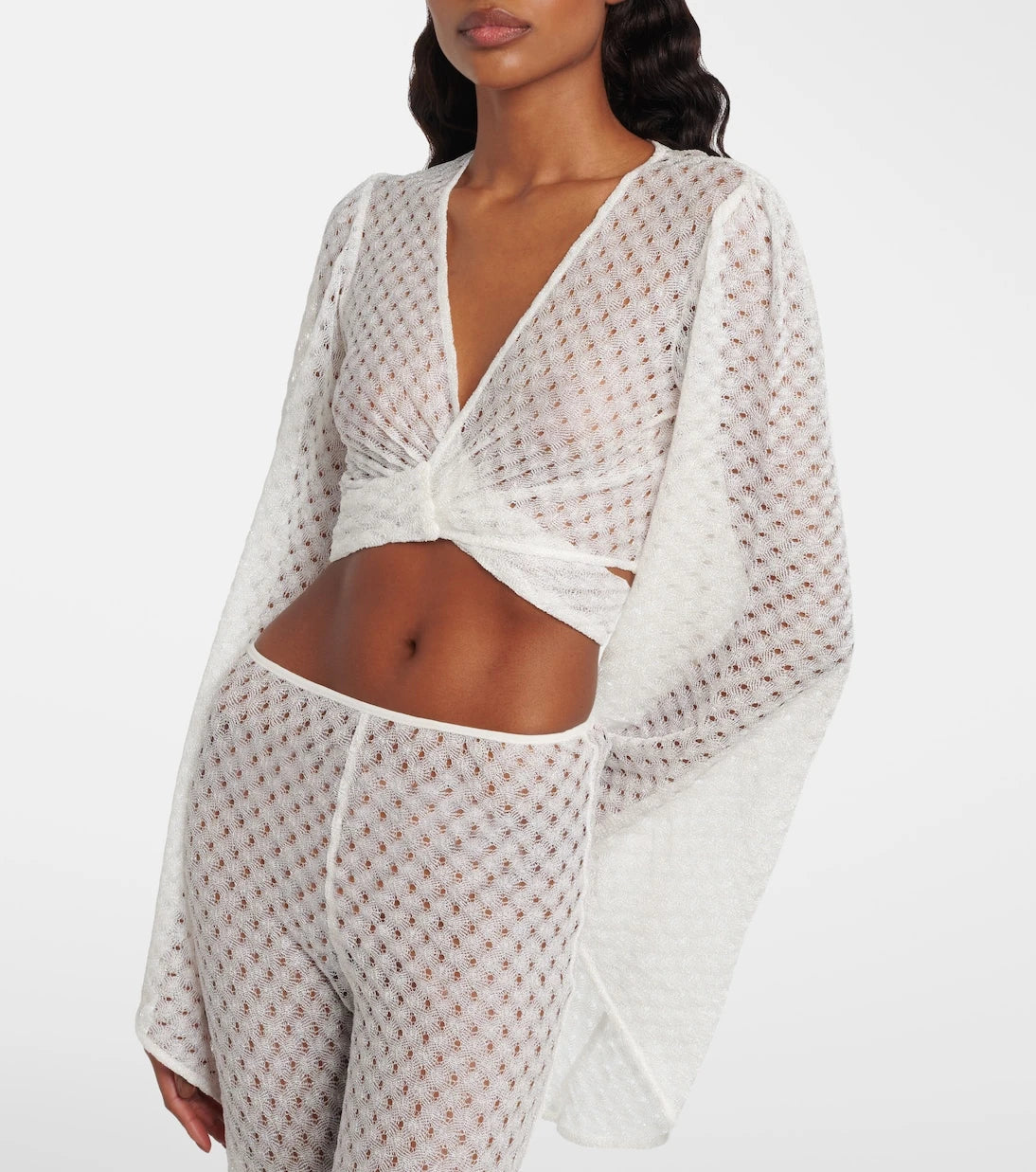 Missoni - Lamé crop top
