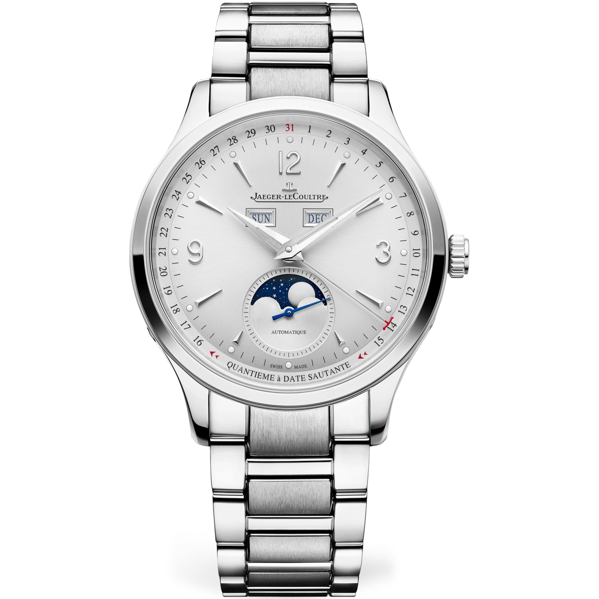 Stainless Steel Master Control Calendar Watch 40mm