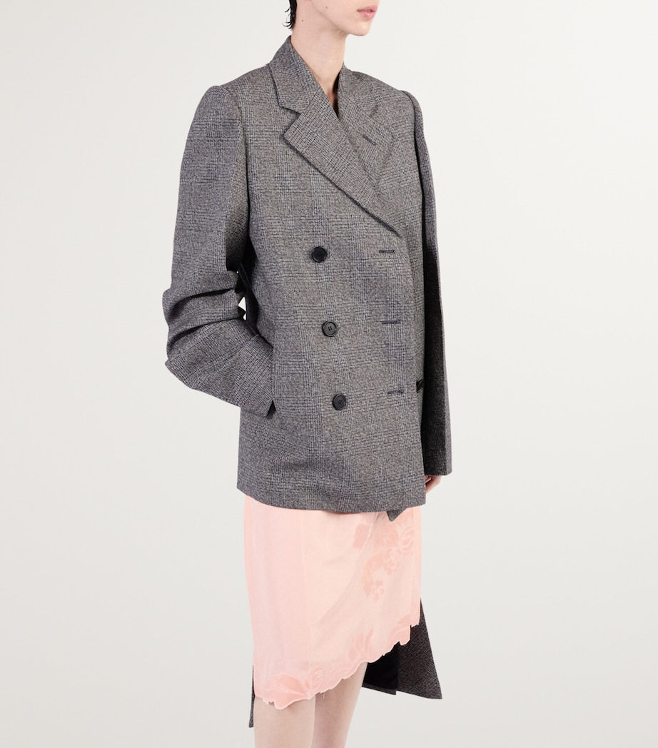 Orange Habotai Silk Midi Skirt