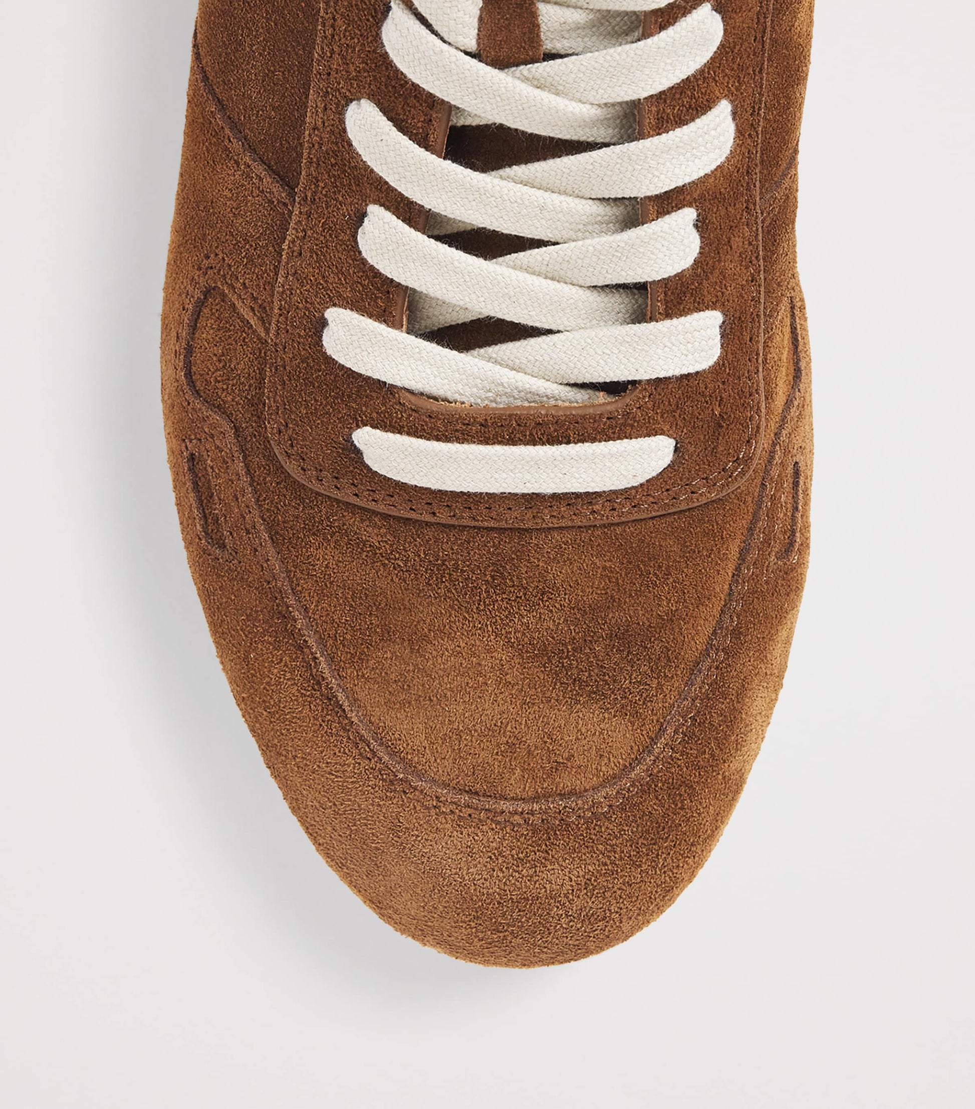 Suede Minimal Low-Top Sneakers