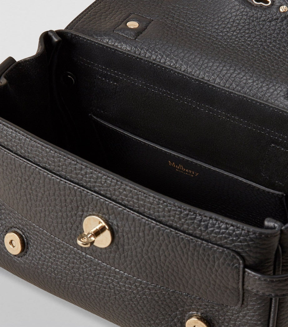 Mulberry Black Mini Leather Alexa Cross-Body Bag