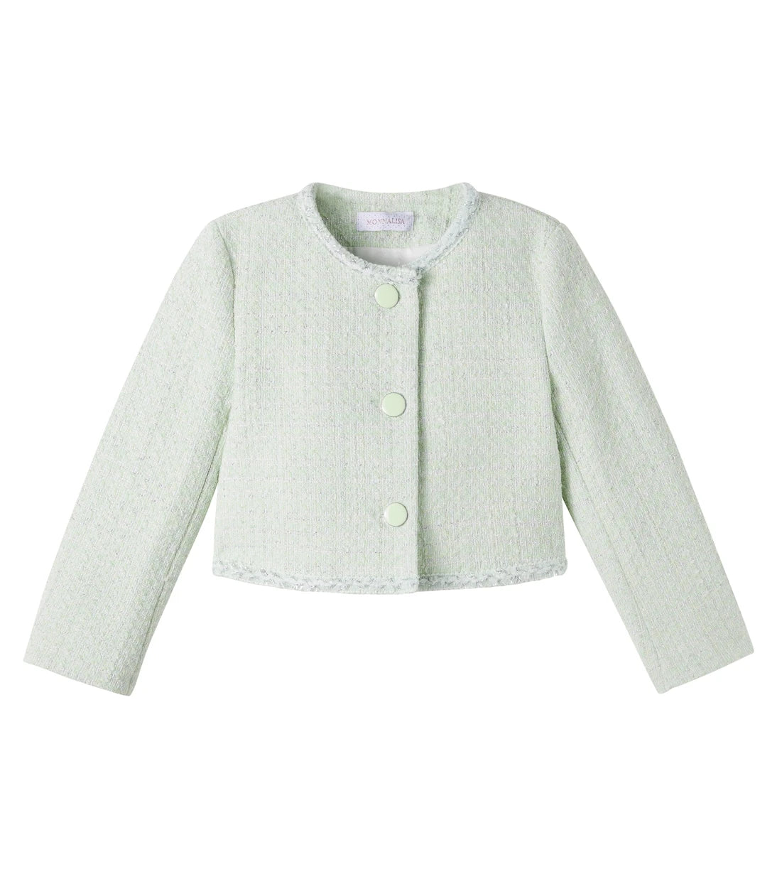 Monnalisa - Bon Ton cotton-blend bouclé jacket