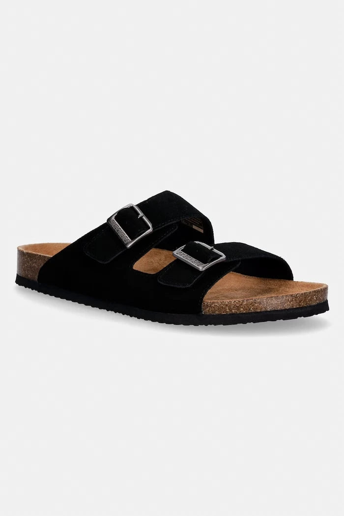 Skechers чехли мъжки от велур AIDAN