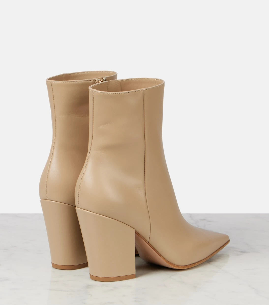 Gianvito Rossi - Keinna 85 leather ankle boots