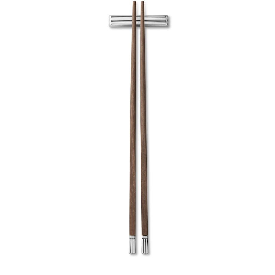 Georg Jensen Bernadotte Chopsticks with Rest (Set of 2)