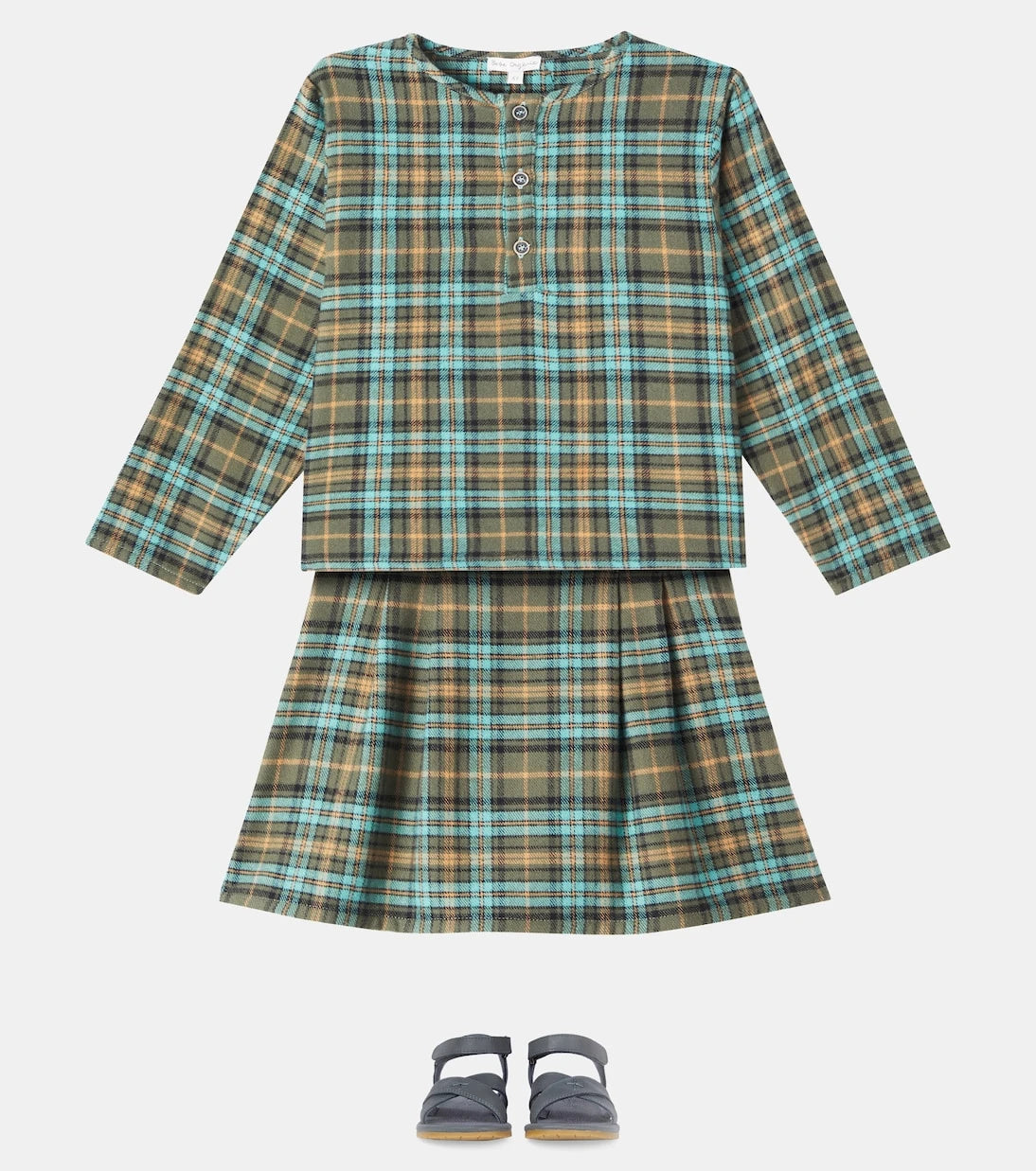 Bebe Organic - Sebastian checked cotton shirt