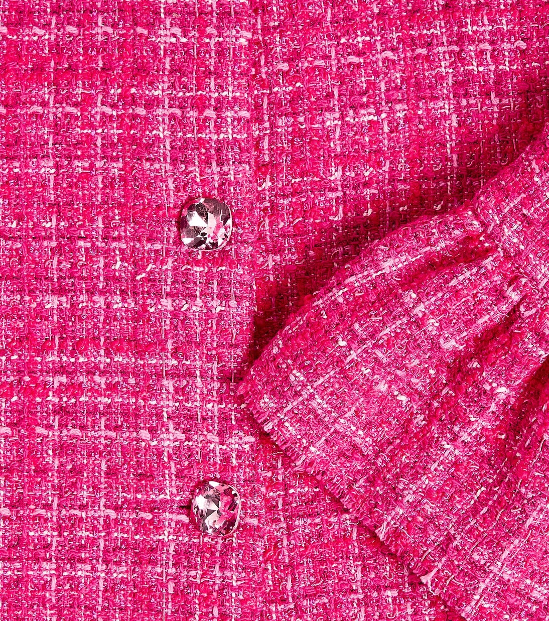 Monnalisa - Cotton blend bouclé jacket