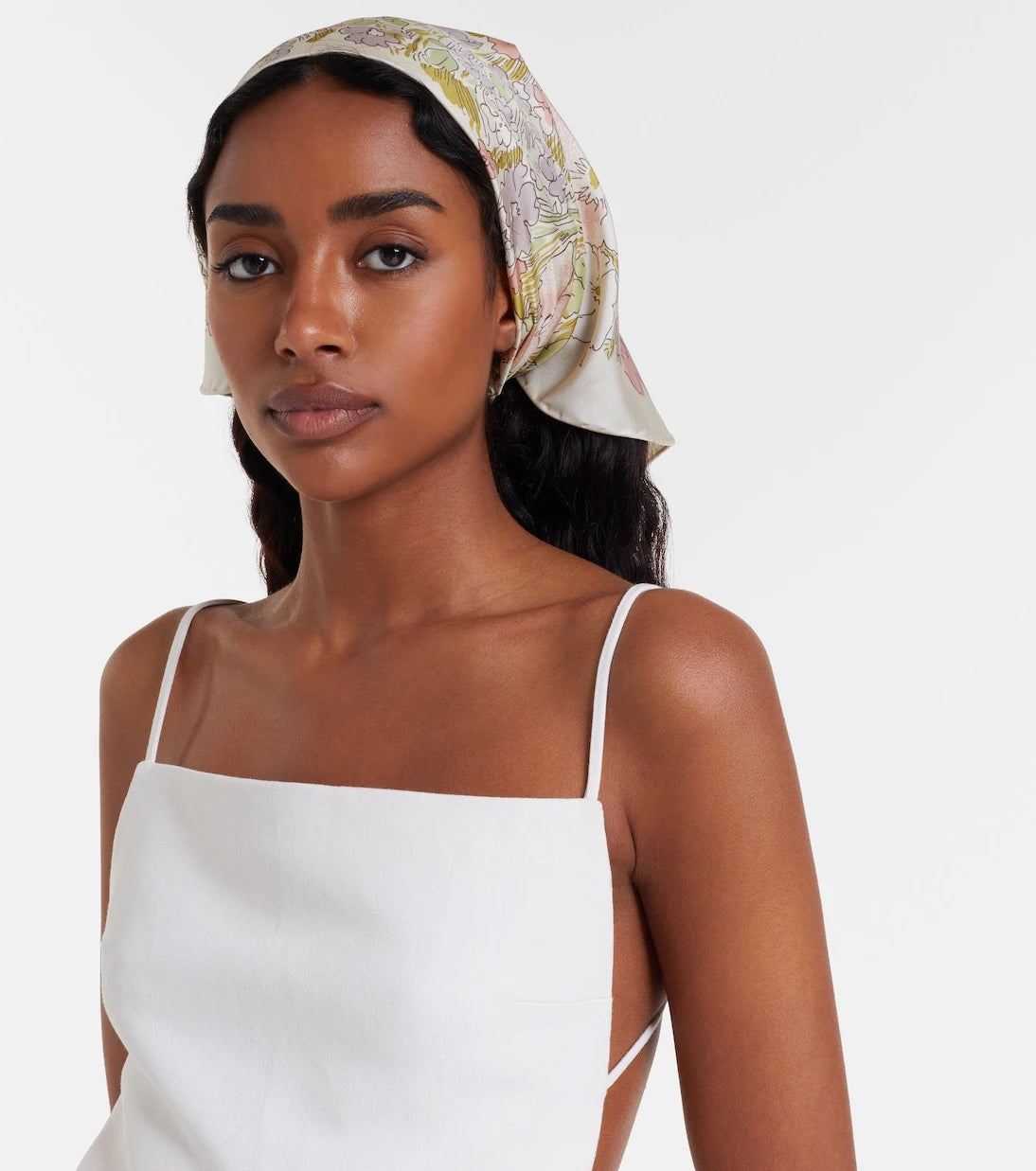 Calvin Klein Collection - Lorelai floral silk scarf