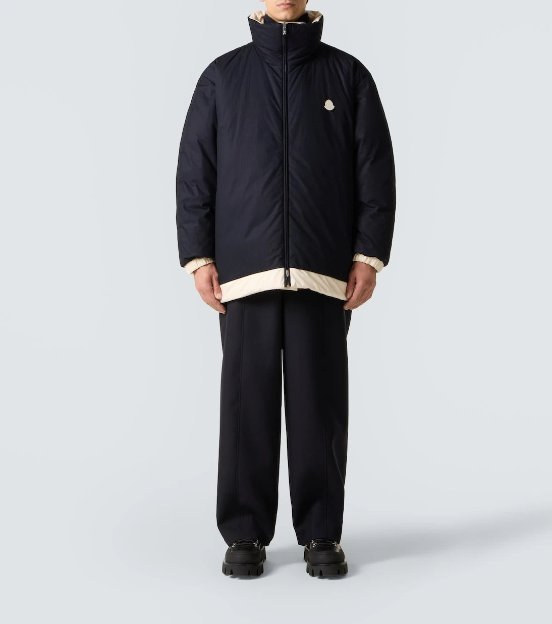 Moncler Genius - جاكيت جيل ساندر قابل للارتداء على الوجهين من الريش